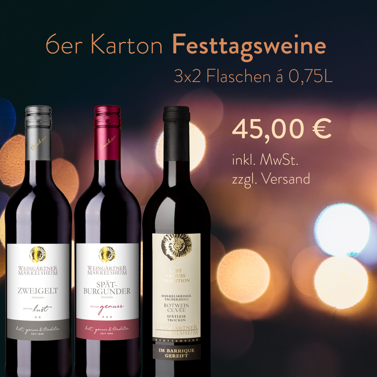 Angebot Festtagsweine